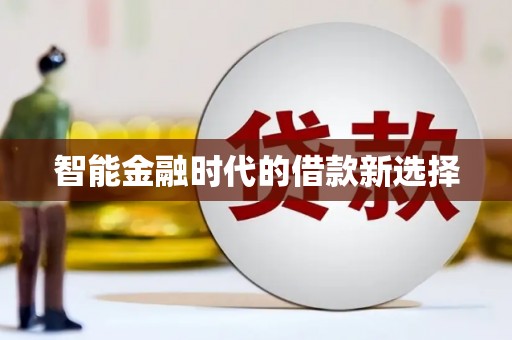 边坝智能金融时代的借款新选择