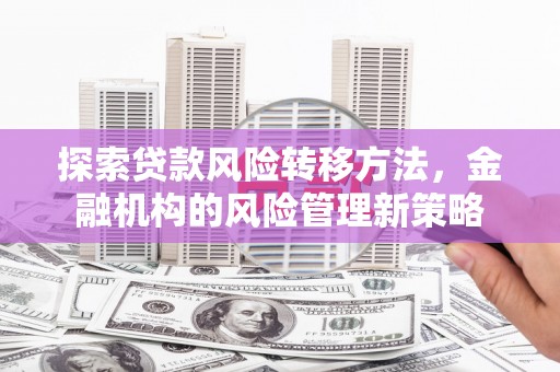 稻城探索贷款风险转移方法，金融机构的风险管理新策略