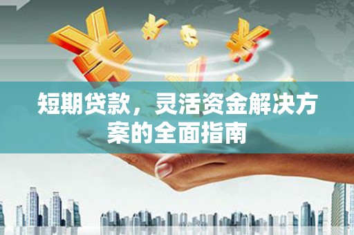昭化短期贷款，灵活资金解决方案的全面指南
