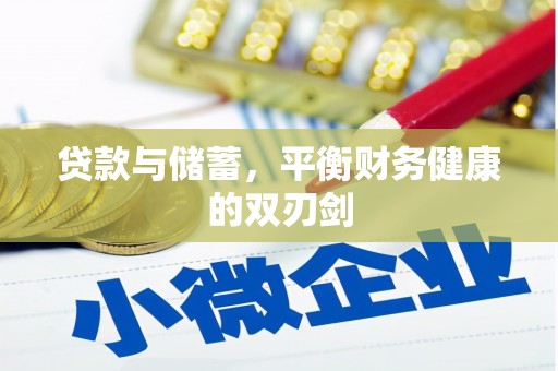丰满贷款与储蓄，平衡财务健康的双刃剑