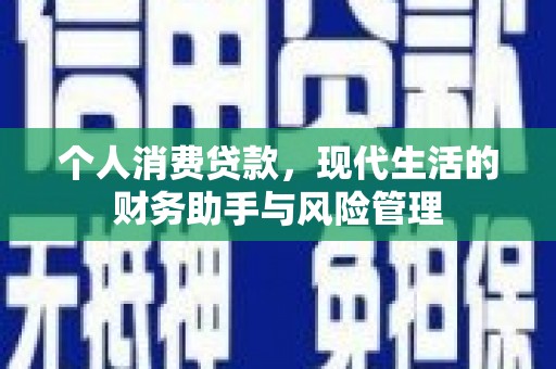 洮南个人消费贷款，现代生活的财务助手与风险管理