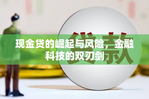 韶关现金贷的崛起与风险，金融科技的双刃剑