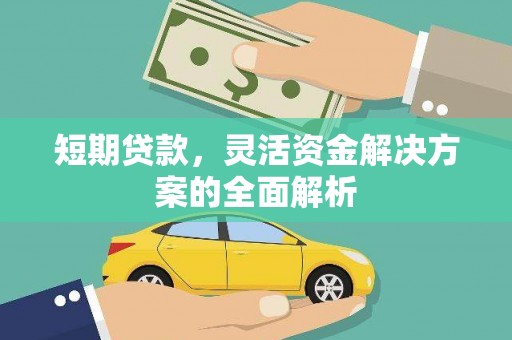 北斗短期贷款，灵活资金解决方案的全面解析
