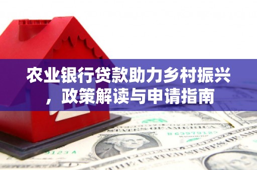 安康农业银行贷款助力乡村振兴，政策解读与申请指南