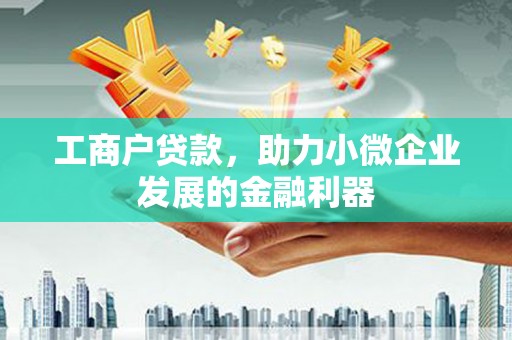 北辰工商户贷款，助力小微企业发展的金融利器