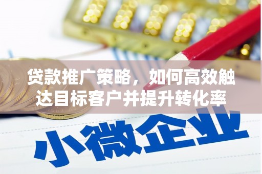 启东贷款推广策略，如何高效触达目标客户并提升转化率