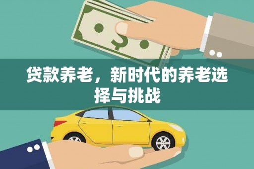 铁力贷款养老，新时代的养老选择与挑战