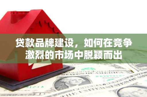北流贷款品牌建设，如何在竞争激烈的市场中脱颖而出