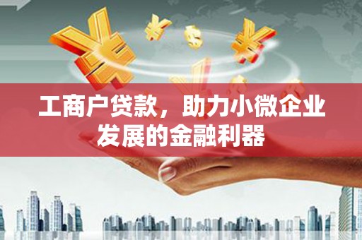 泰安工商户贷款，助力小微企业发展的金融利器