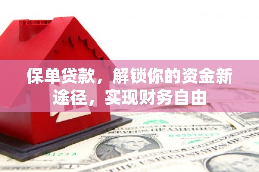 田尾保单贷款，解锁你的资金新途径，实现财务自由