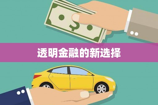 任城透明金融的新选择